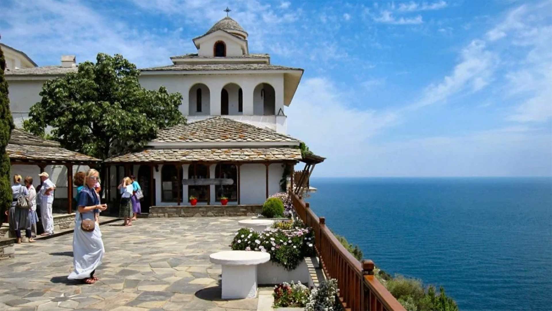 Monastery of Archangel Michael to Aeolis Thassos Palace  1