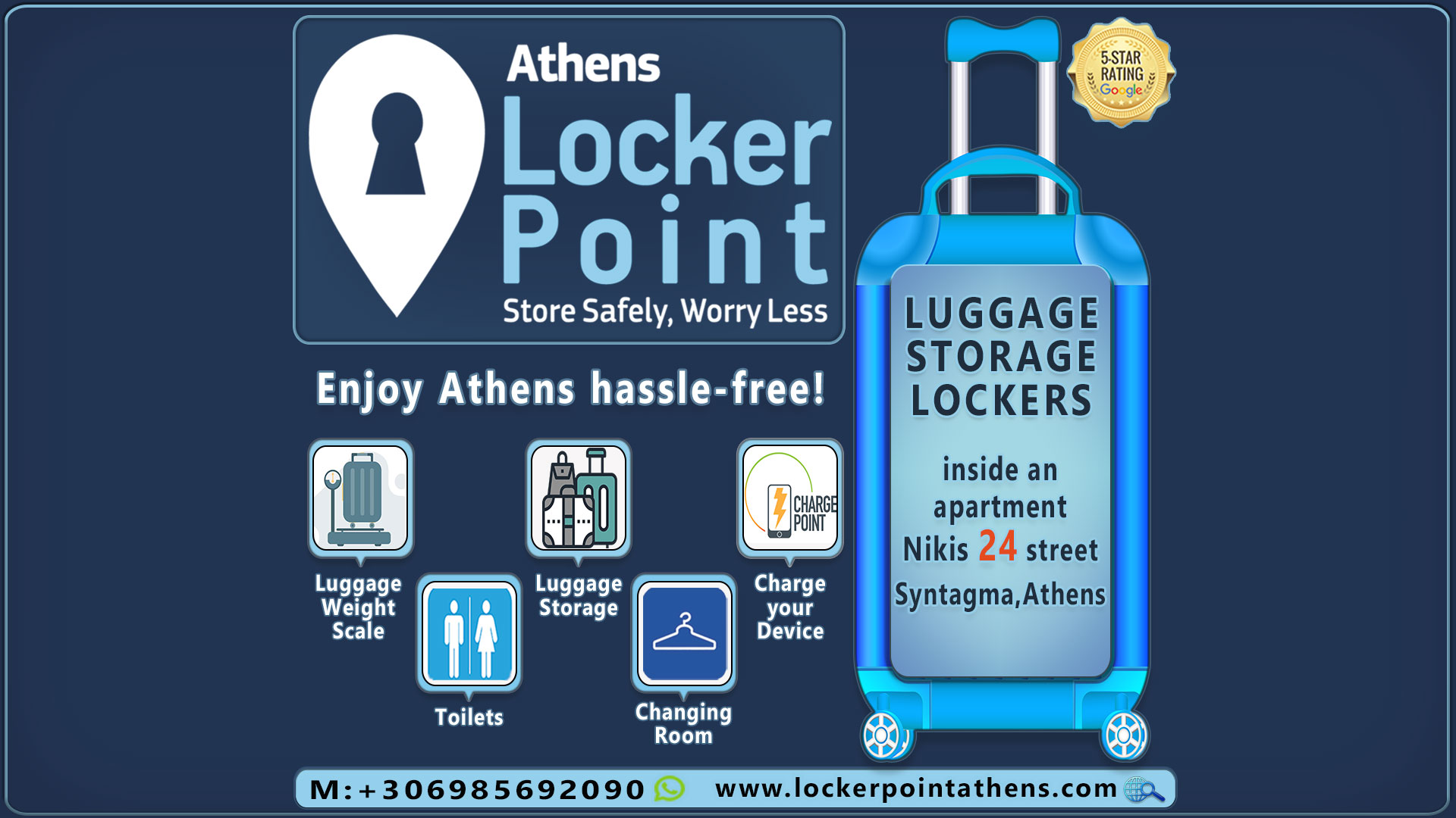 Consigne à bagages à Athènes 1