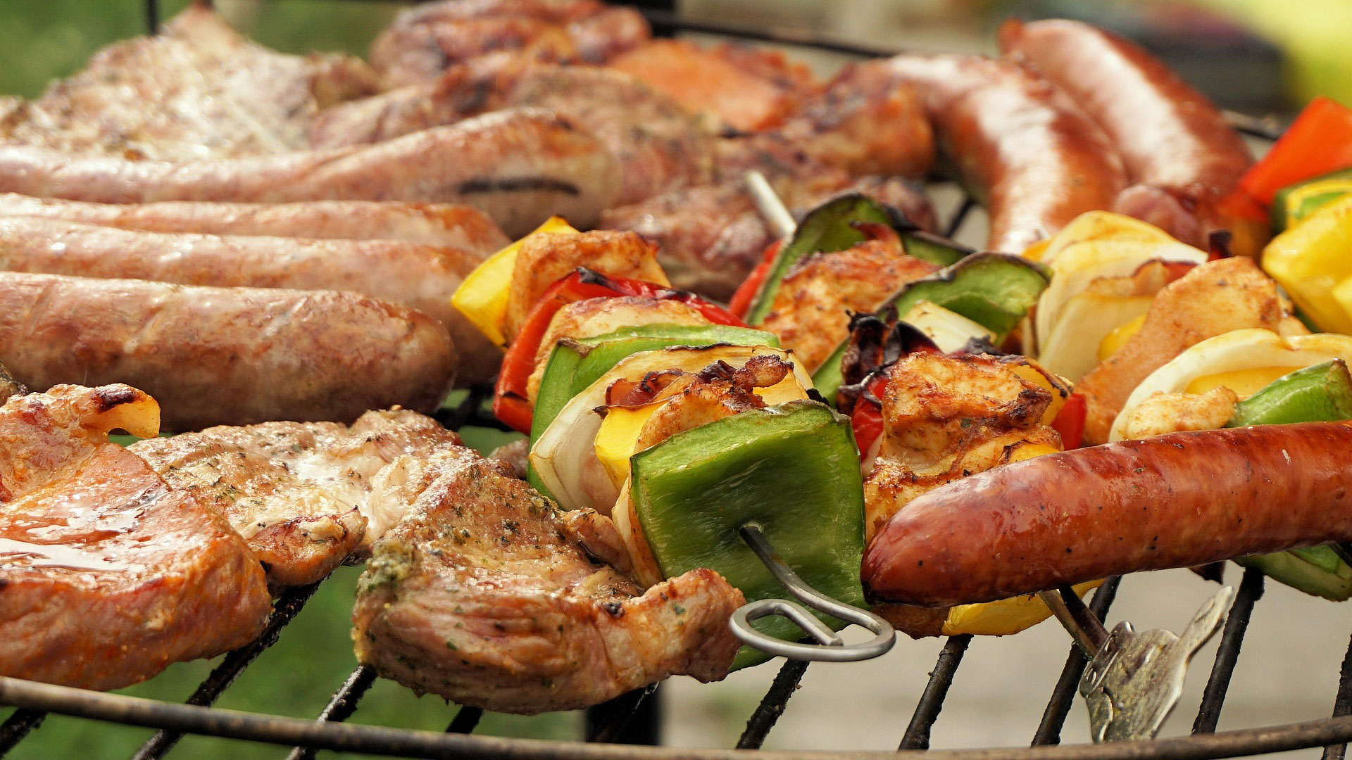 Barbeque in the garden